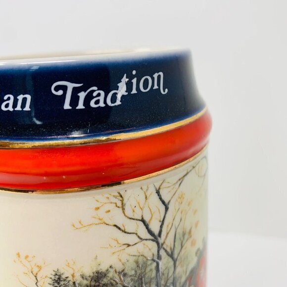 Budweiser An American Tradition Beer Vintage Ceramic Beer Stein Ceramarte Brazil - Picture 3 of 11